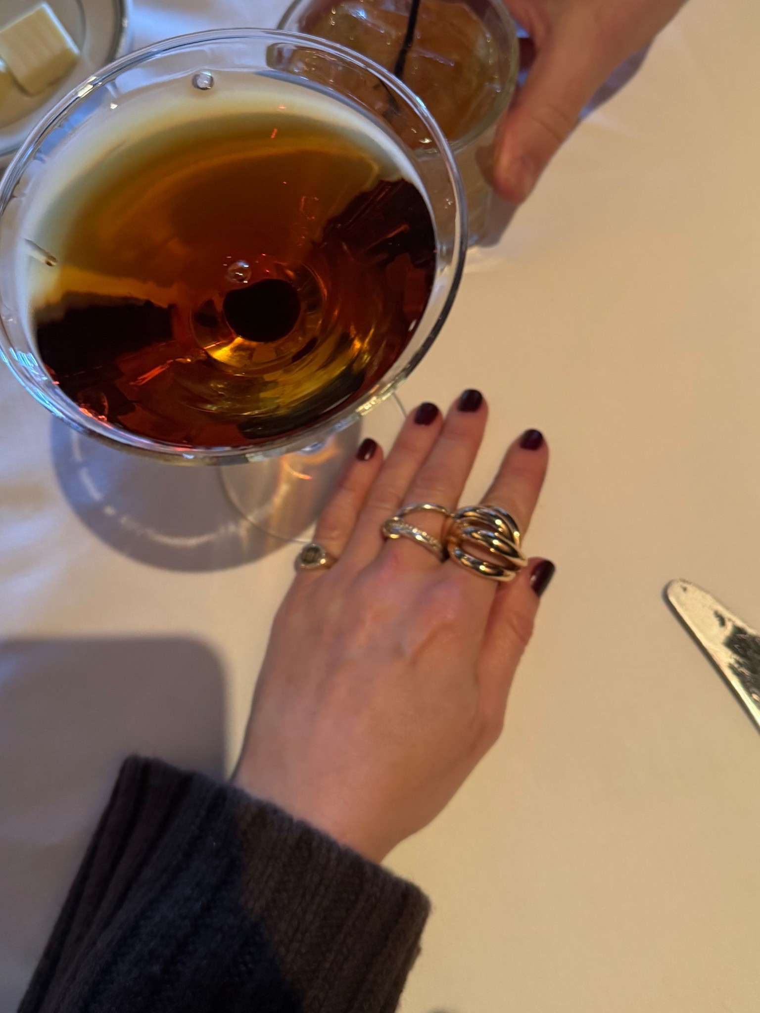 Ring stack on rotation