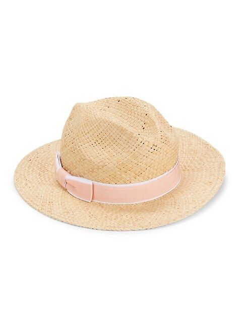 Saks Fifth Avenue Made in Italy Ribbon-Trimmed Straw Hat on SALE | Saks OFF 5TH | Saks Fifth Avenue OFF 5TH (Pmt risk)