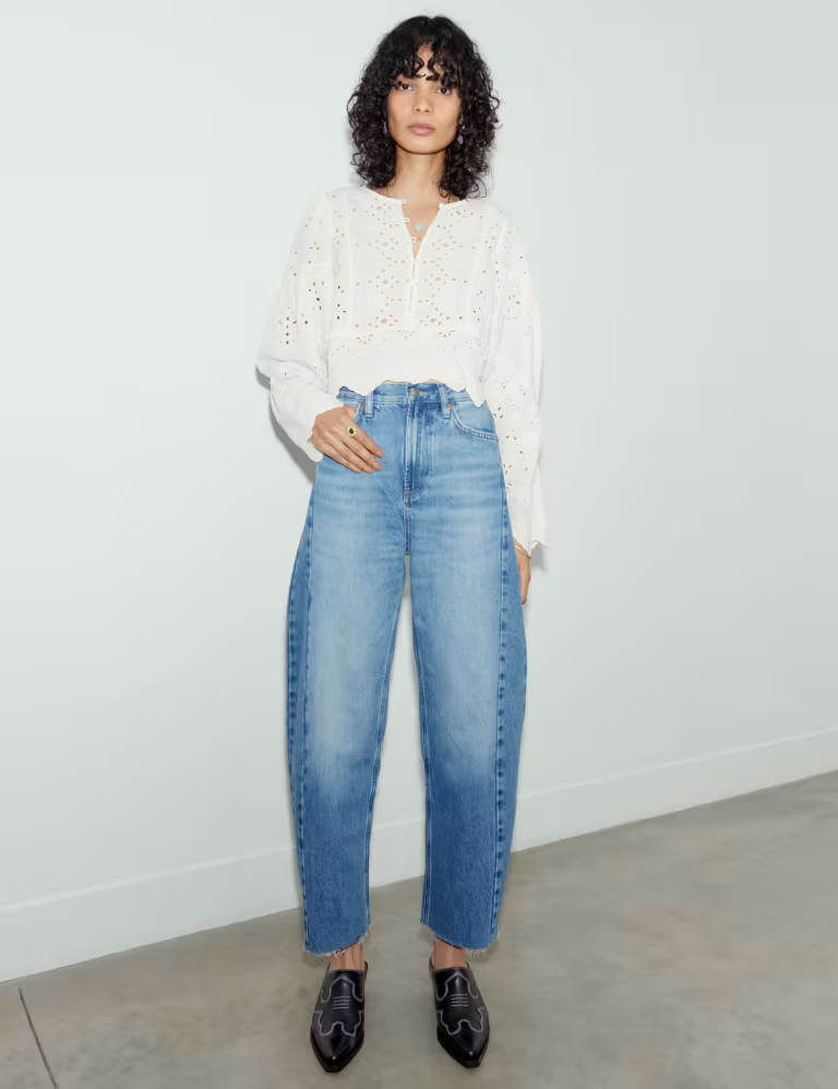 Barrel Leg Jean | Marks and Spencer CA
