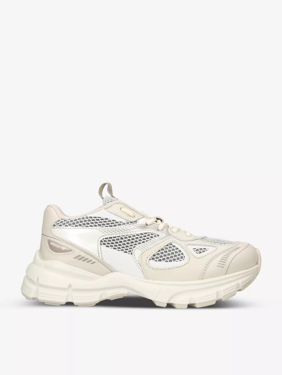 Marathon Runner mesh and leather trainers | Selfridges