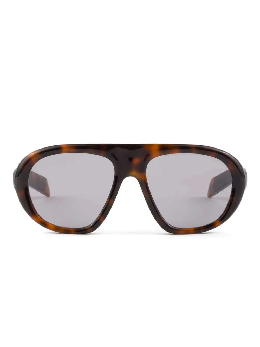Prada Eyewear tortoiseshell pilot-frame sunglasses - Brown | Farfetch Global