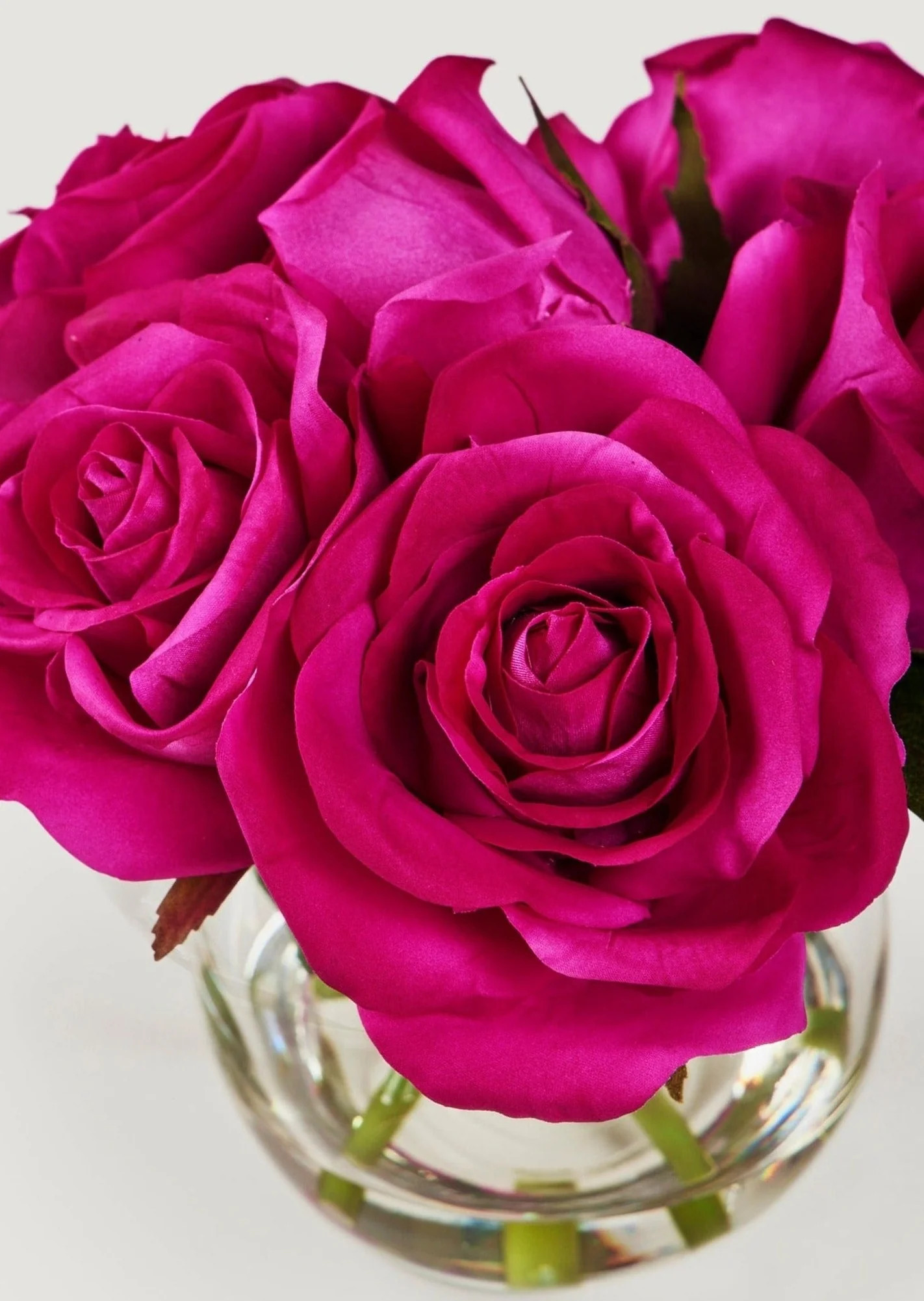 Roses in Vase | Luxe Silk Arrangements | Afloral.com | Afloral