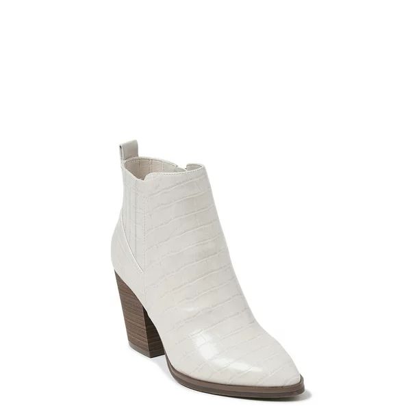 Time and Tru Women's Heeled Ankle Booties - Walmart.com | Walmart (US)