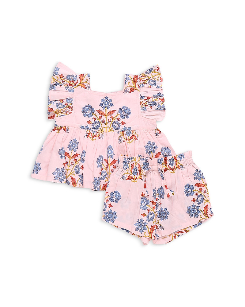 Pink Chicken Girls' Elise Floral Shorts Set - Baby | Bloomingdale's (US)