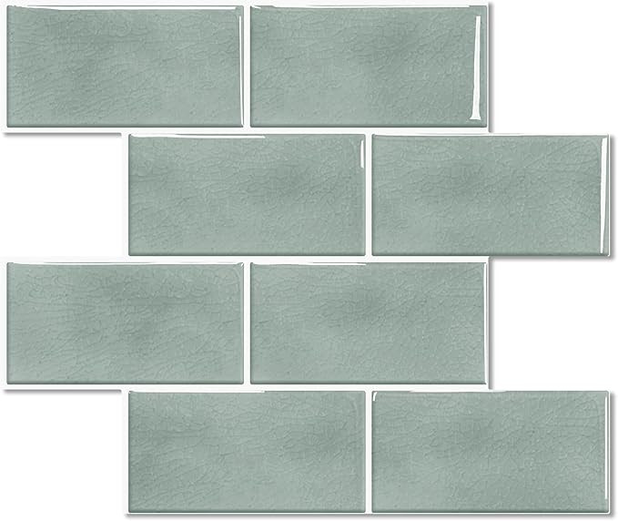 STICKGOO 10-Sheet Backsplash Peel and Stick Subway Tile, Self Adhesive Vinyl Wall Tiles, Stick on... | Amazon (US)