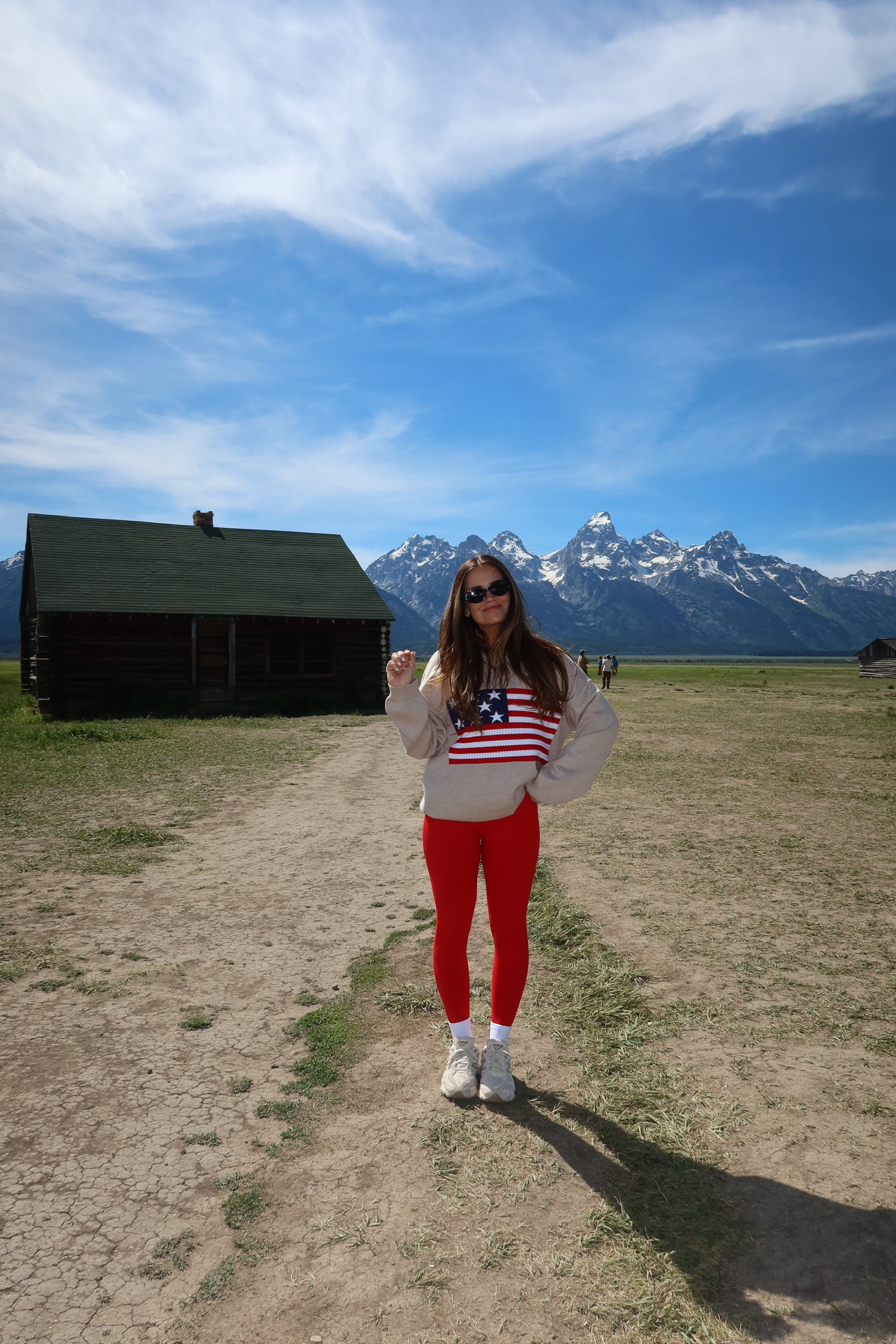 Loving this cozy outfit!! Having the best time exploring Wyoming

casual outfits, summer outfits, patriotic, lounge wear, britt horton 

 #LTKootd #LTKSeasonal