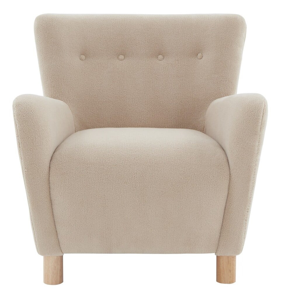 Carey Faux Shearling Chair In Tan | 1stopbedrooms