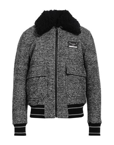 Dolce & gabbana Man Coat Black Size 40 Wool, Polyamide, Lambswool, Alpaca wool, Silk | YOOX (US)