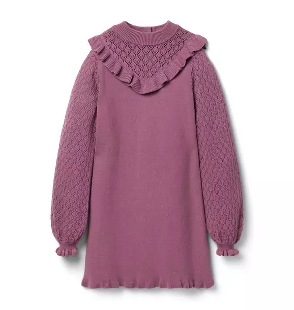 Pointelle Sweater Dress | Janie and Jack