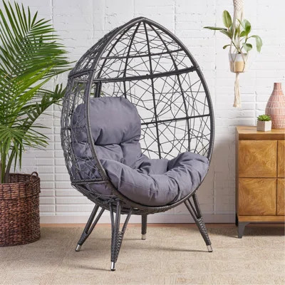 Exquisite Teardrop-Shaped Lounging Chair For Ultimate Relaxation | Wayfair North America