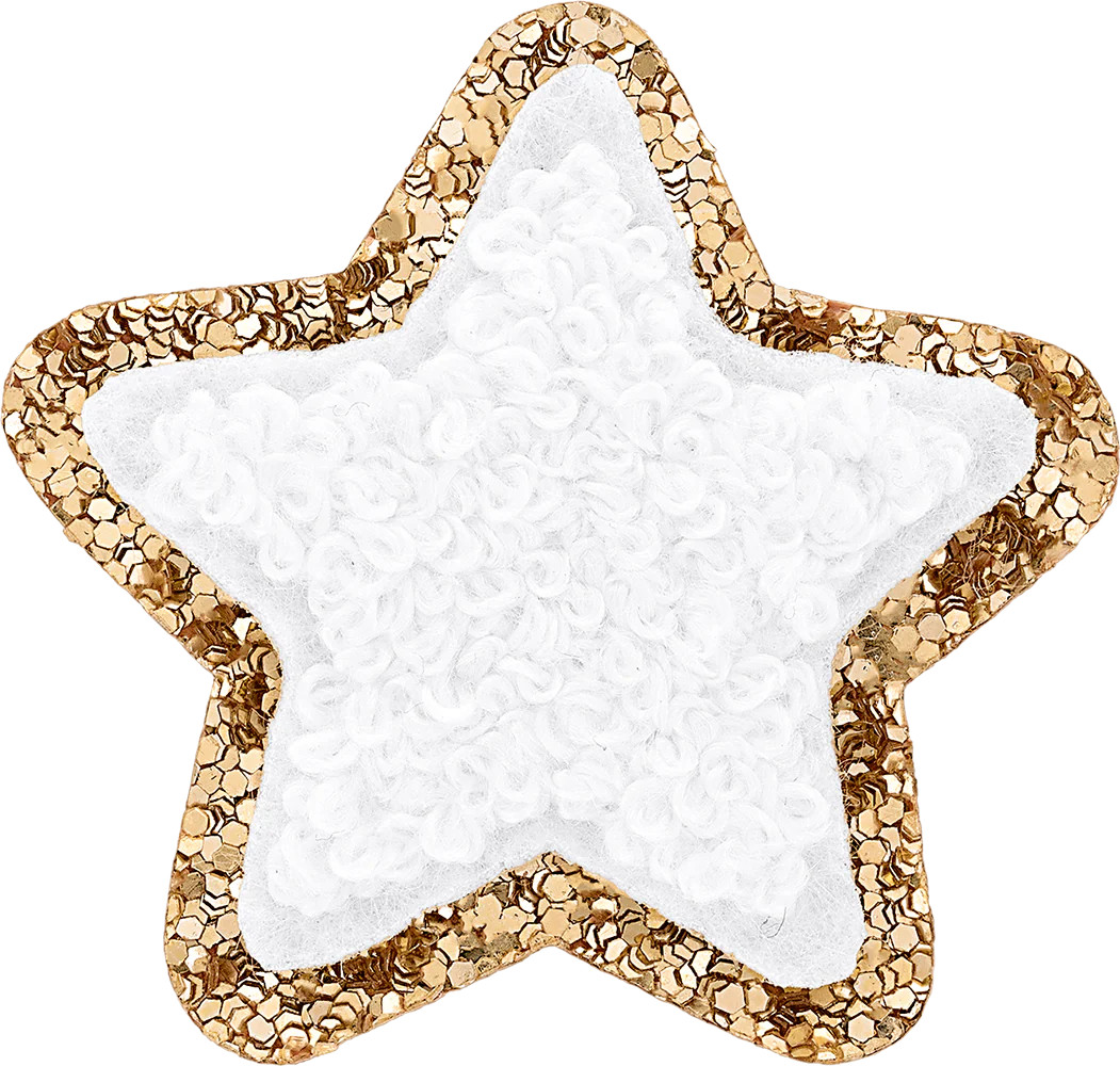 Banana Glitter Heart Patch | Embroidered Patch - Stoney Clover Lane | Stoney Clover Lane