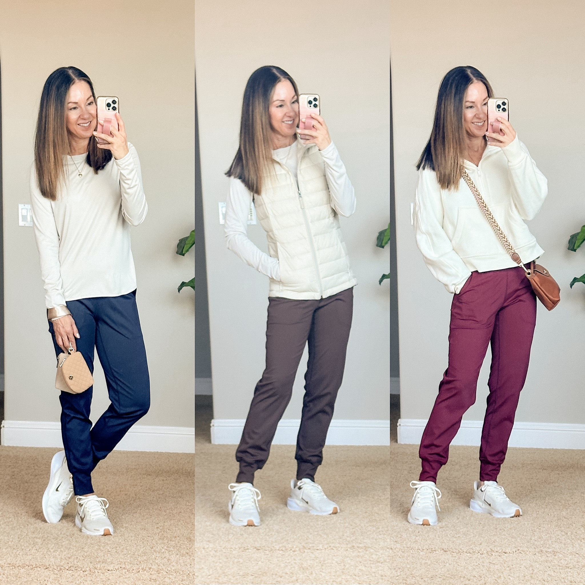 Warm Fall Outfit

I am wearing size XS high waisted joggers in the color navy, maroon, and brown. XS long sleeve activewear top in the color Oatmeal. 

Fall fashion  joggers  puffer  puffer vest  trendy fall fashion  ageless  casual outfit  everyday wear  women’s fashion  petite  petite friendly  EverydayHolly  

#LTKActive #LTKSeasonal