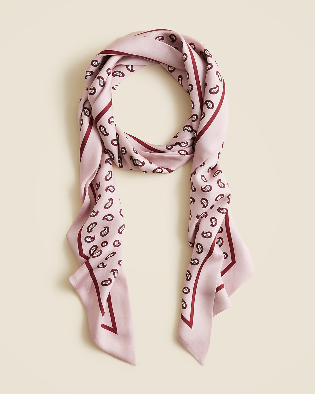 Printed silk scarf | J. Crew US