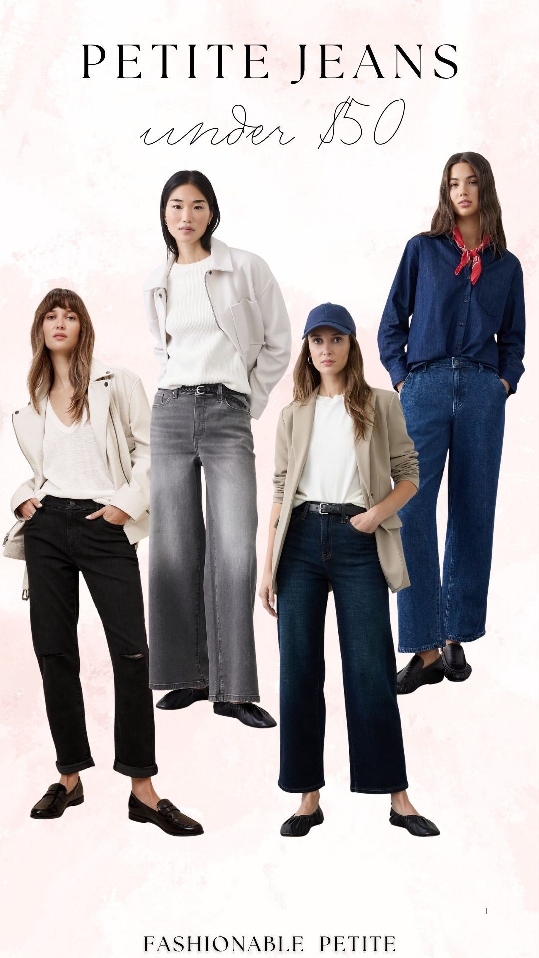 Petite jeans under $50!

Petite jeans, straight jeans, fall outfit, wide leg jeans 

#LTKSaleAlert #LTKPetite #LTKFindsUnder50