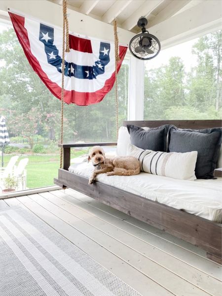 This pleated fan flag is the perfect porch decor for Fourth of July! I hang them up every year for Memorial Day and Fourth of July! Only $15 on Amazon! 

#LTKunder50 #LTKstyletip #LTKSeasonal