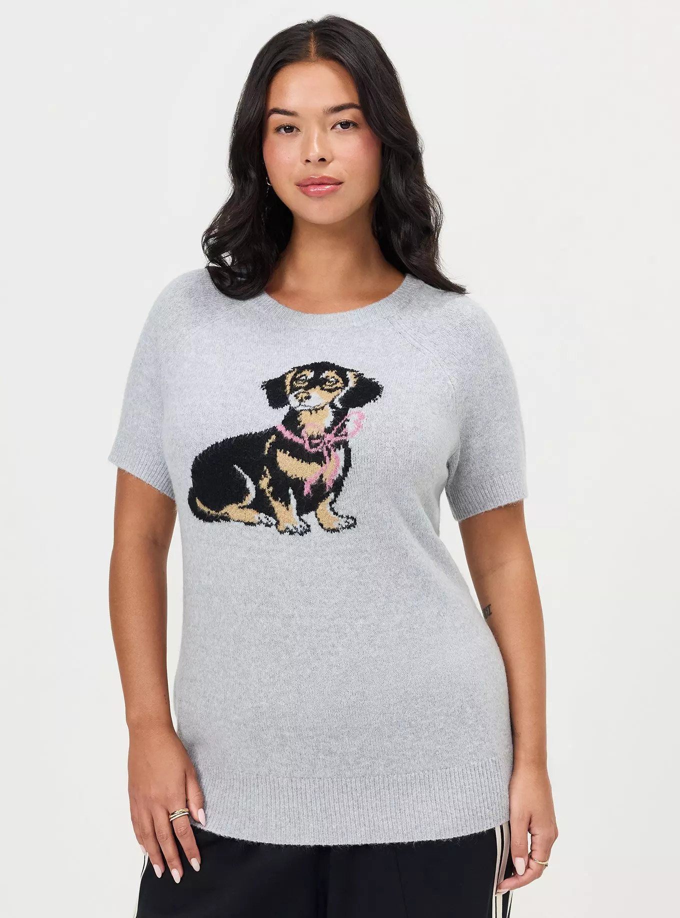 Vegan Cashmere Crew Pullover Sweater | Torrid (US & Canada)
