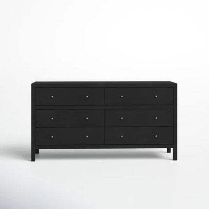 Celine 6 Drawer 60in Double Dresser