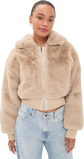 Lioness Women's Drita Faux Fur Jacket | Amazon (US)