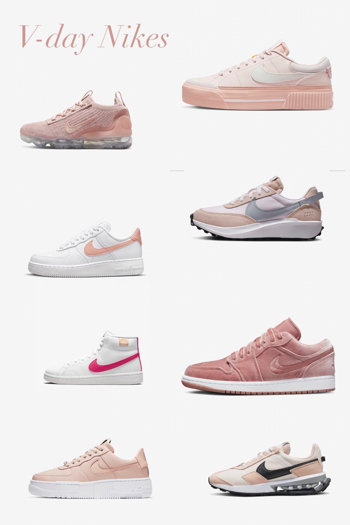 V-day Nikes!! 💕✔️

#LTKshoecrush #LTKstyletip #LTKGiftGuide