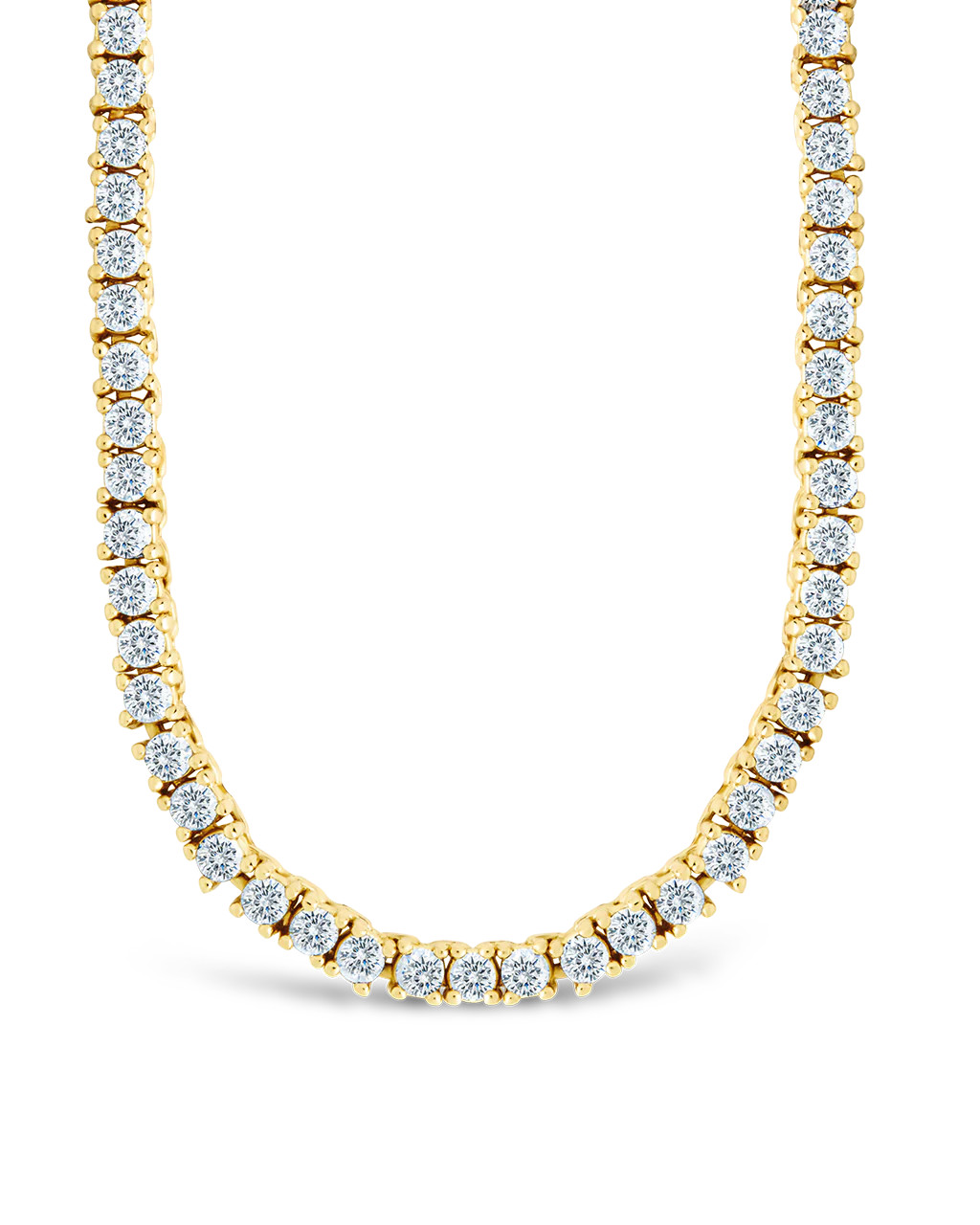 Mirabell Adjustable CZ Tennis Necklace | Sterling Forever