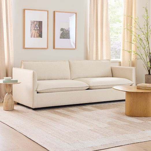 Harris Skirted Slipcover Sofa (66"–108") | West Elm (US)