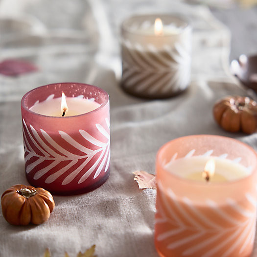 Illume Autumn Leaf Mercury Glass Candle | Terrain