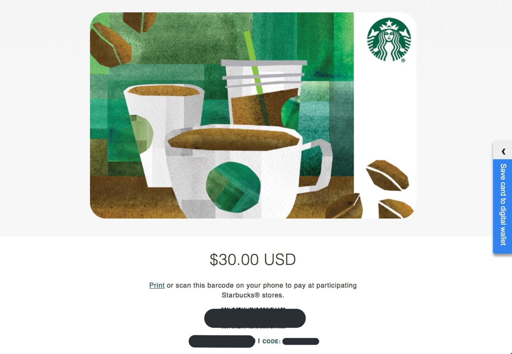 Starbucks eGift Card | Just Because, Digital Delivery | Amazon (US)