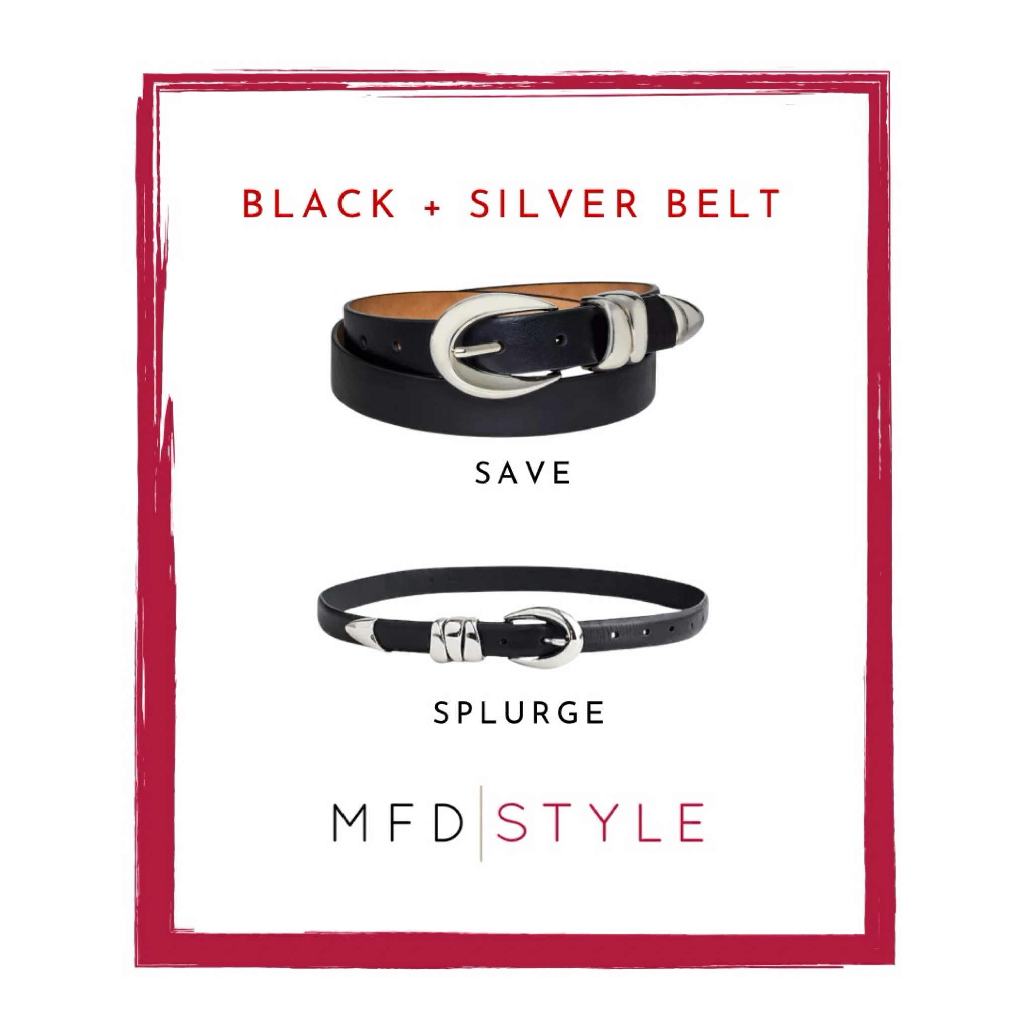 An incredible save vs. splurge find!🖤