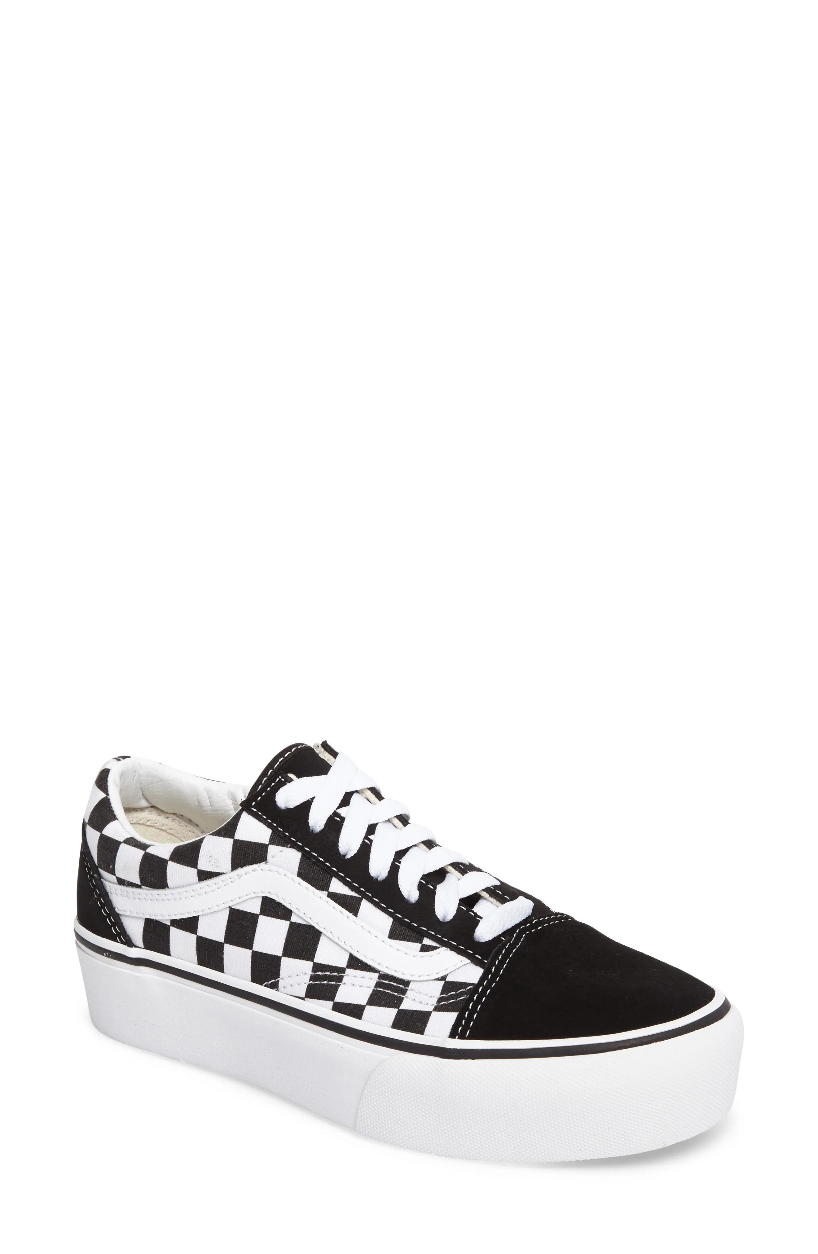 Women's Vans Old Skool Platform Sneaker, Size 5.5 M - Black | Nordstrom