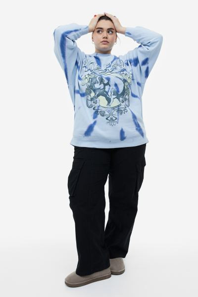 H&M+ Oversized Printed Sweatshirt | H&M (US + CA)