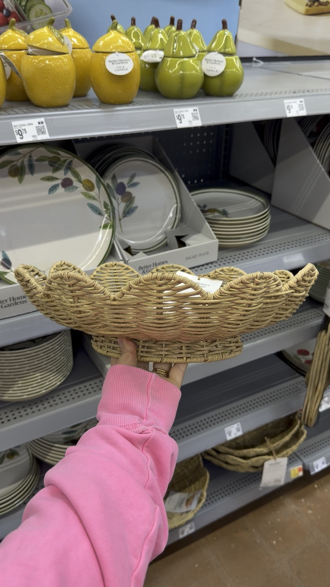 I love this Walmart woven footed serving bowl! The whole line is so cute!!

#LTKHome