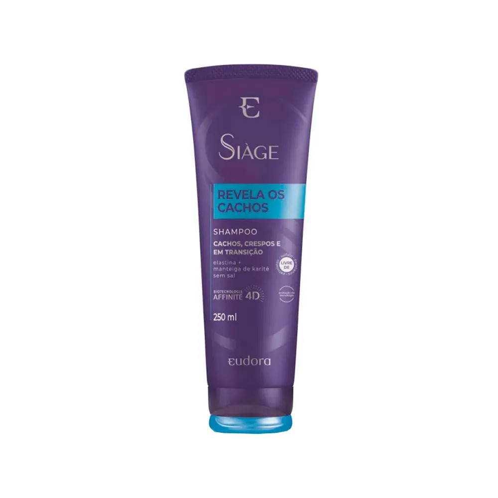 Shampoo Eudora Siáge Revela os Cachos 4D 250 ml | Amobeleza (BR)