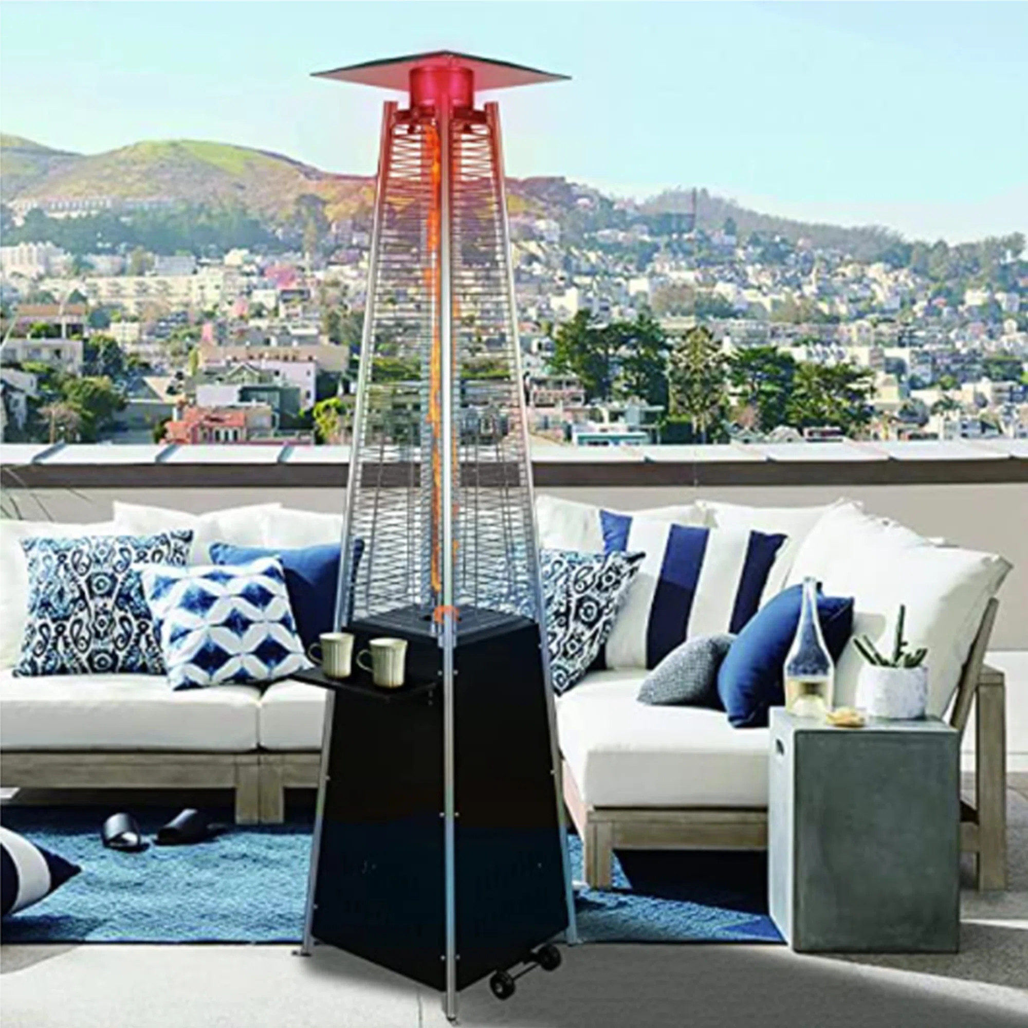 FOOWIN 48,000 BTU Propane Patio Heater & Reviews | Wayfair | Wayfair North America