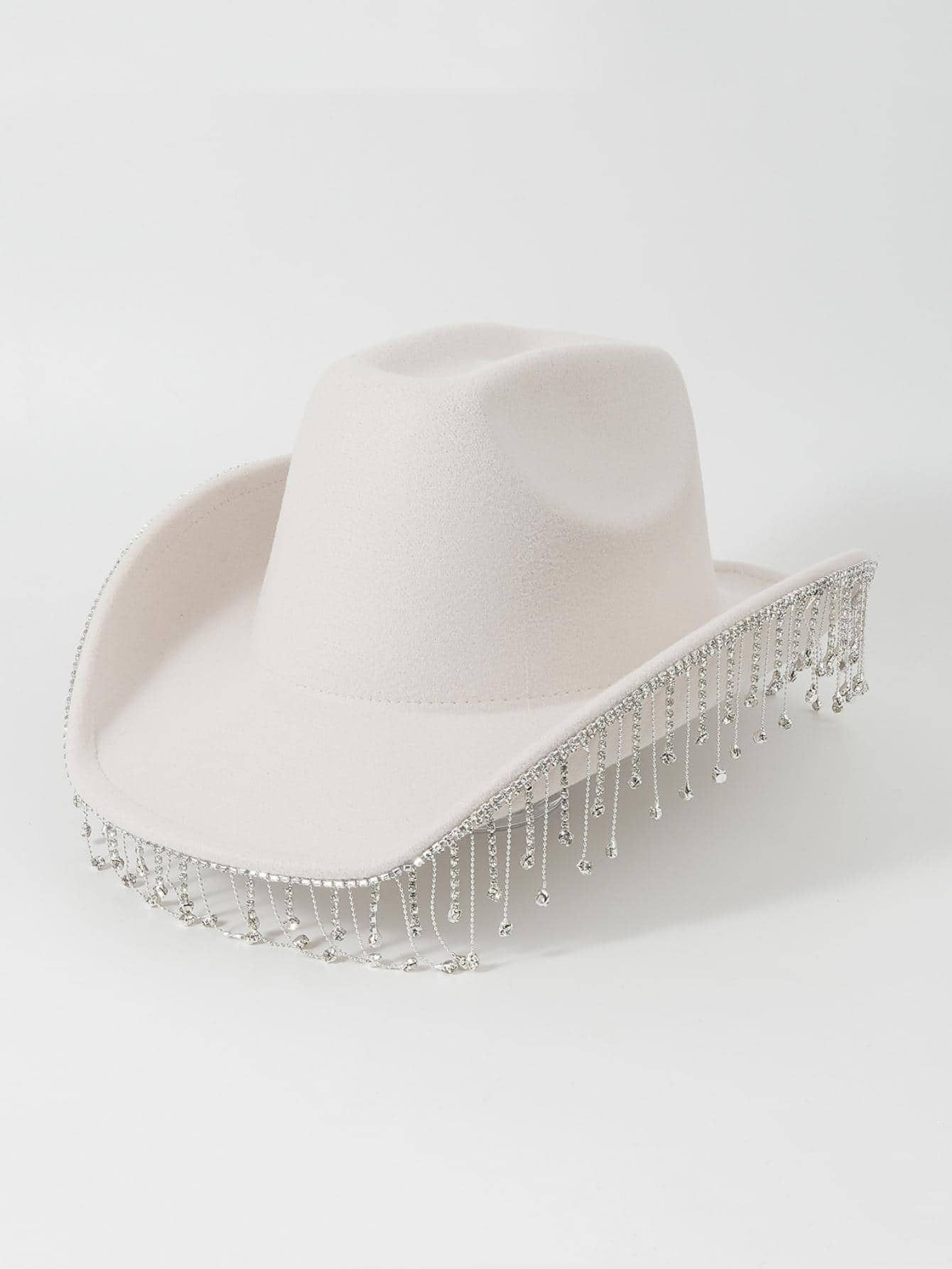 1pc Cowgirl Hat Rhinestone Fringe Cowboy Hat Disco Cowgirl Outfit for Teens and Adults, Cowboy Fe... | SHEIN