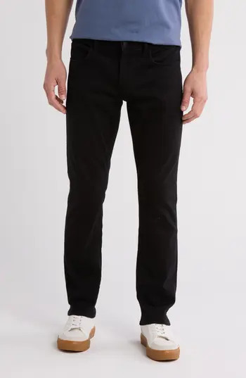 Hudson Jeans Black Stretch Slim Fit Stretch Leg Jeans in Black Rinse at Nordstrom Rack, Size 33 X 32 | Nordstrom Rack
