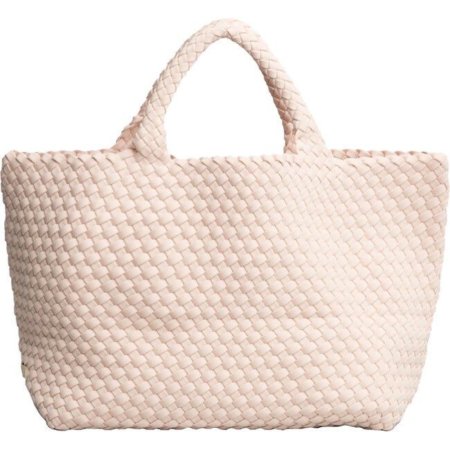 St Barths Medium Tote, Ecru | Maisonette