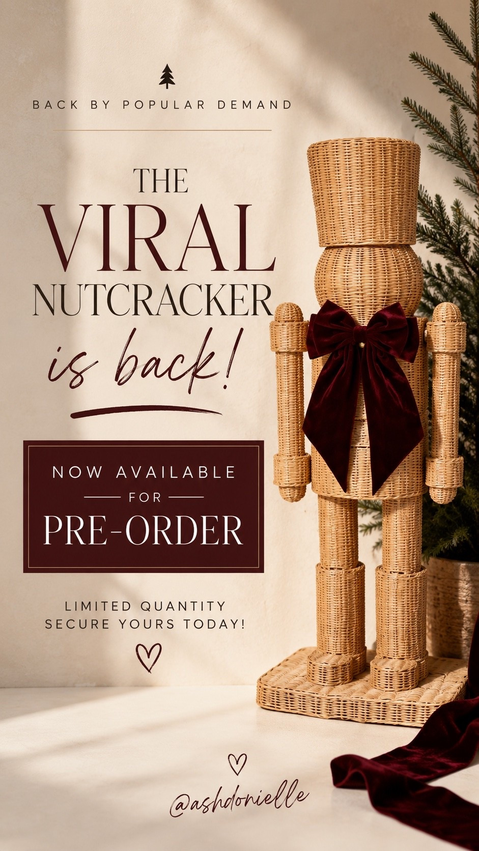 Viral nutcracker is back in stock for preorder!

#LTKSeasonal #LTKHome #LTKstorytime