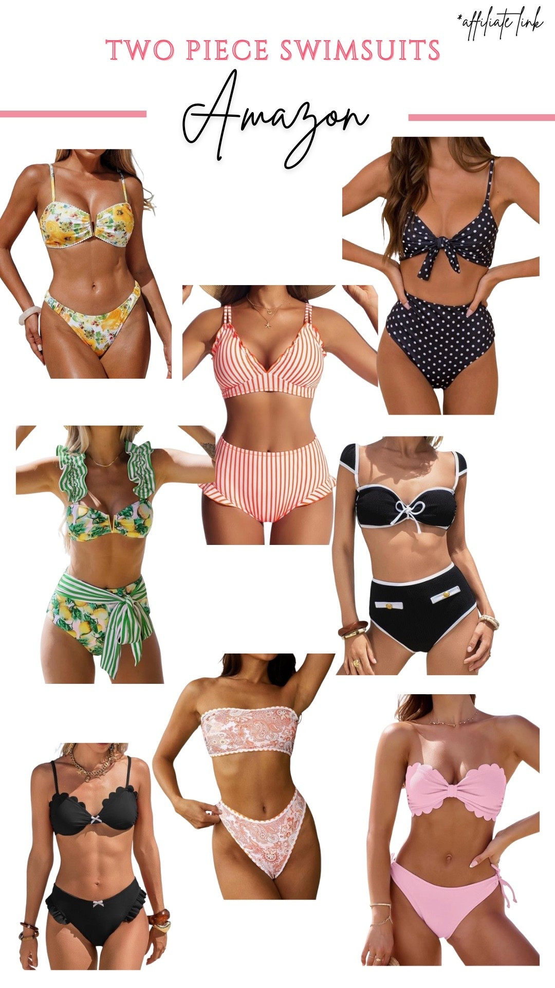 Two piece swimsuits from Amazon! High waisted swimsuits, mom approved swimsuits

#LTKTravel #LTKmomlife