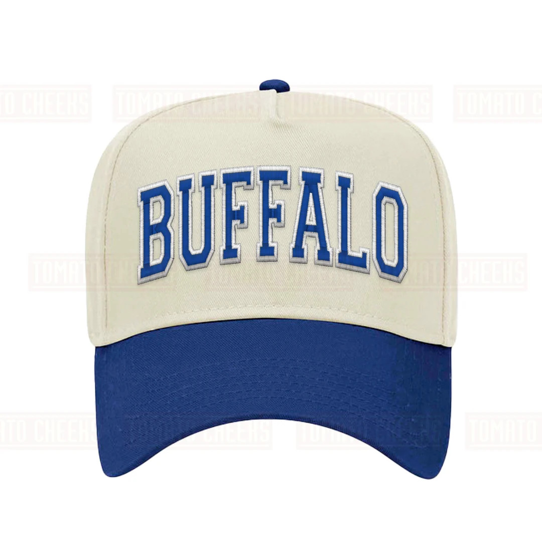 Custom BUFFALO Embroidered Baseball Hat - Personalized Retro Arched Block Snapback Cap - Fast Shi... | Etsy (US)