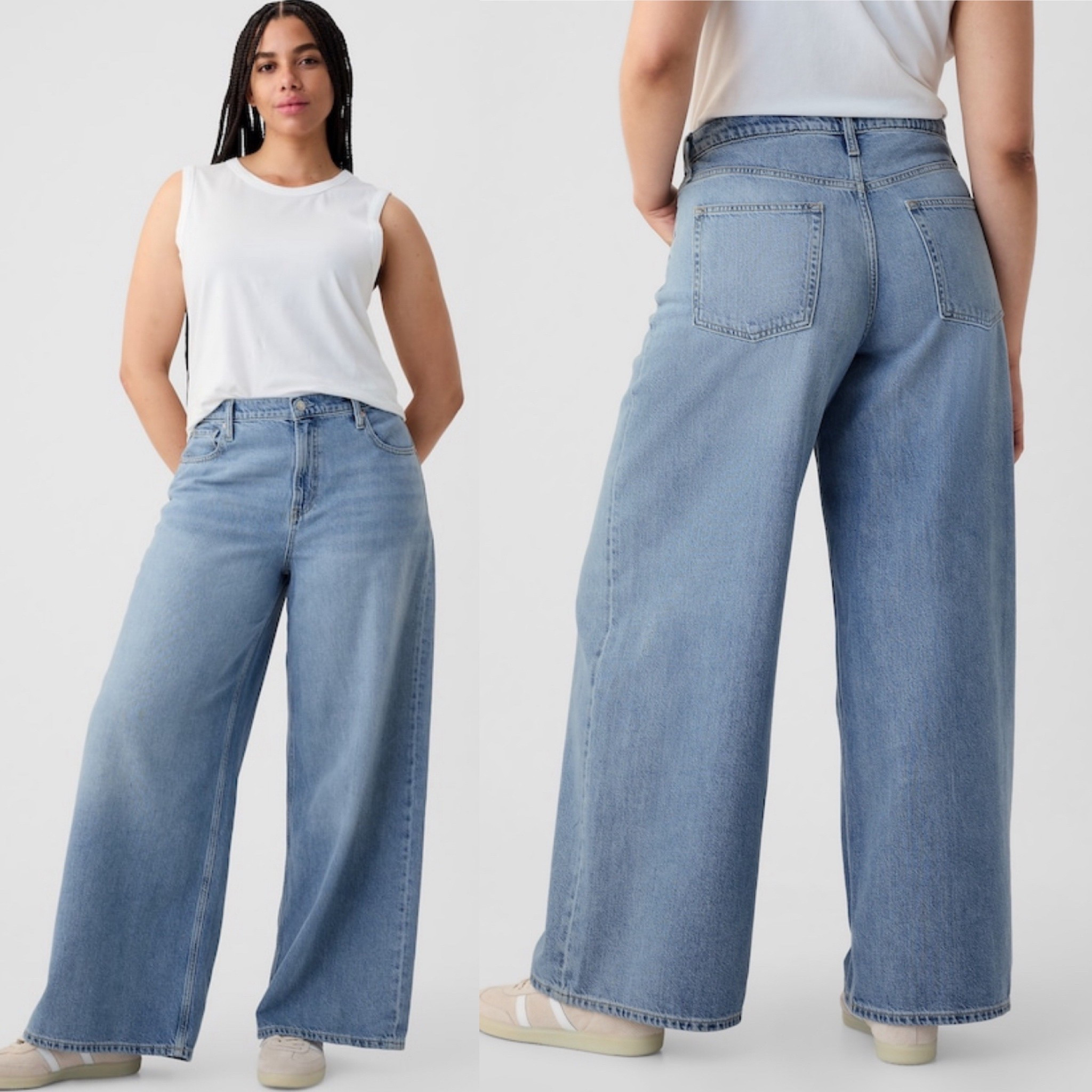 I grabbed these mid rise ultra soft baggy jeans from @gap in a size 33 regular. Currently 60% off. Only $35! Lots of washes on sale too! 

#LTKPlusSize #LTKMidsize #LTKFindsUnder50