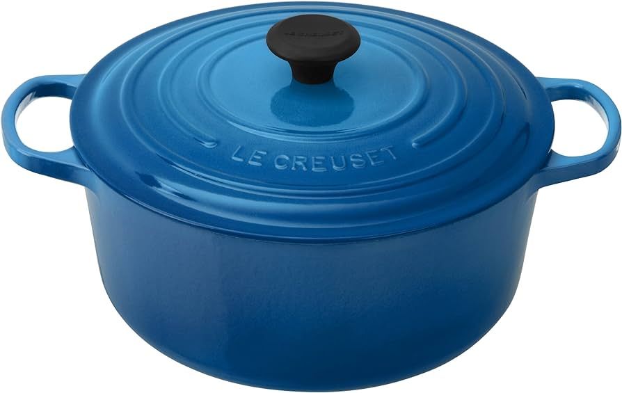 Le Creuset Enameled Cast Iron Signature Round Dutch Oven, 7.25 qt., Marseille | Amazon (US)