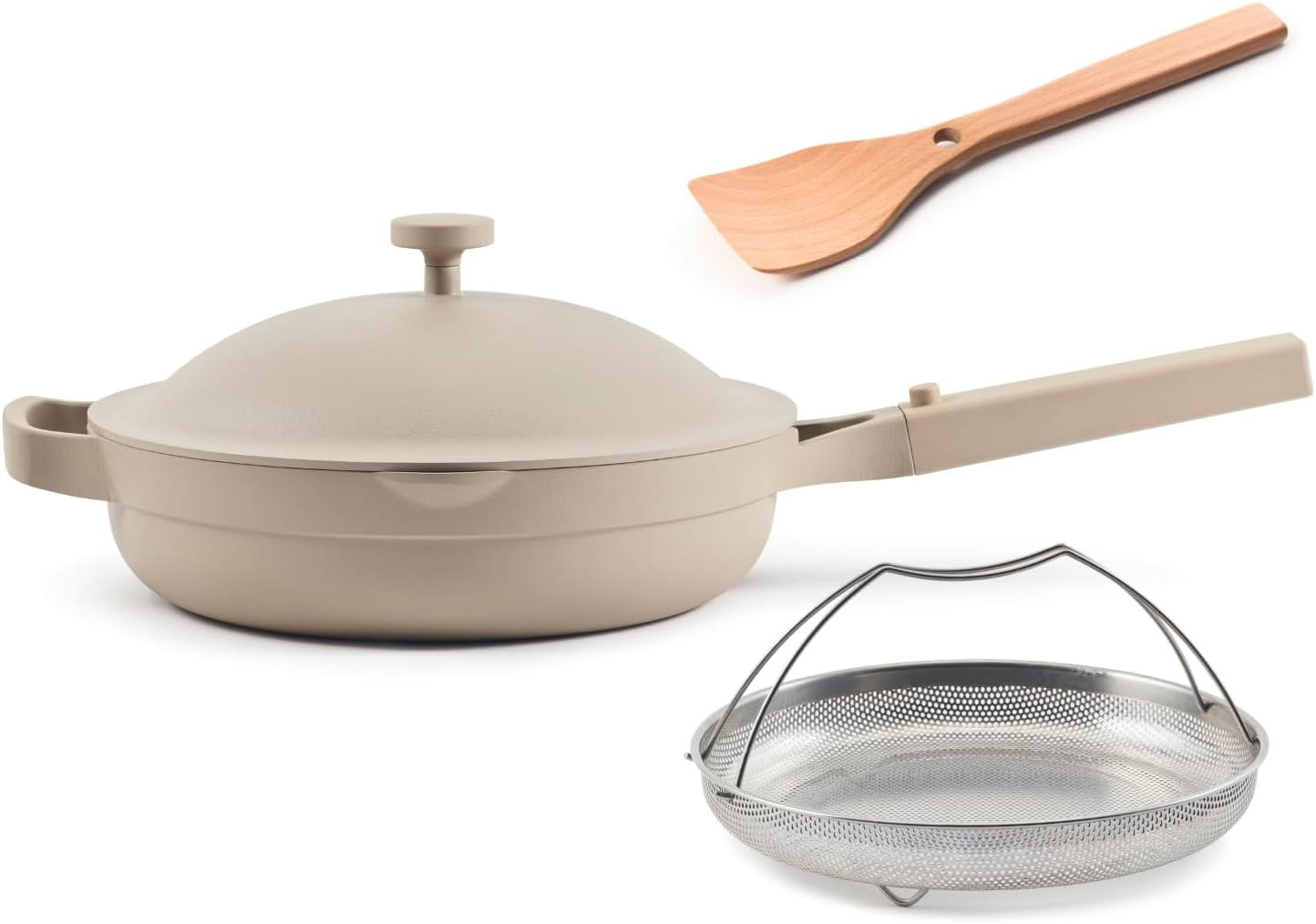Our Place Always Pan 2.0-10.5-Inch Nonstick, Toxin-Free Ceramic Cookware | Versatile Frying Pan, Skillet, Saute Pan | Stainless Steel Handle | Oven Safe | Lightweight Aluminum Body | Steam | Amazon (US)