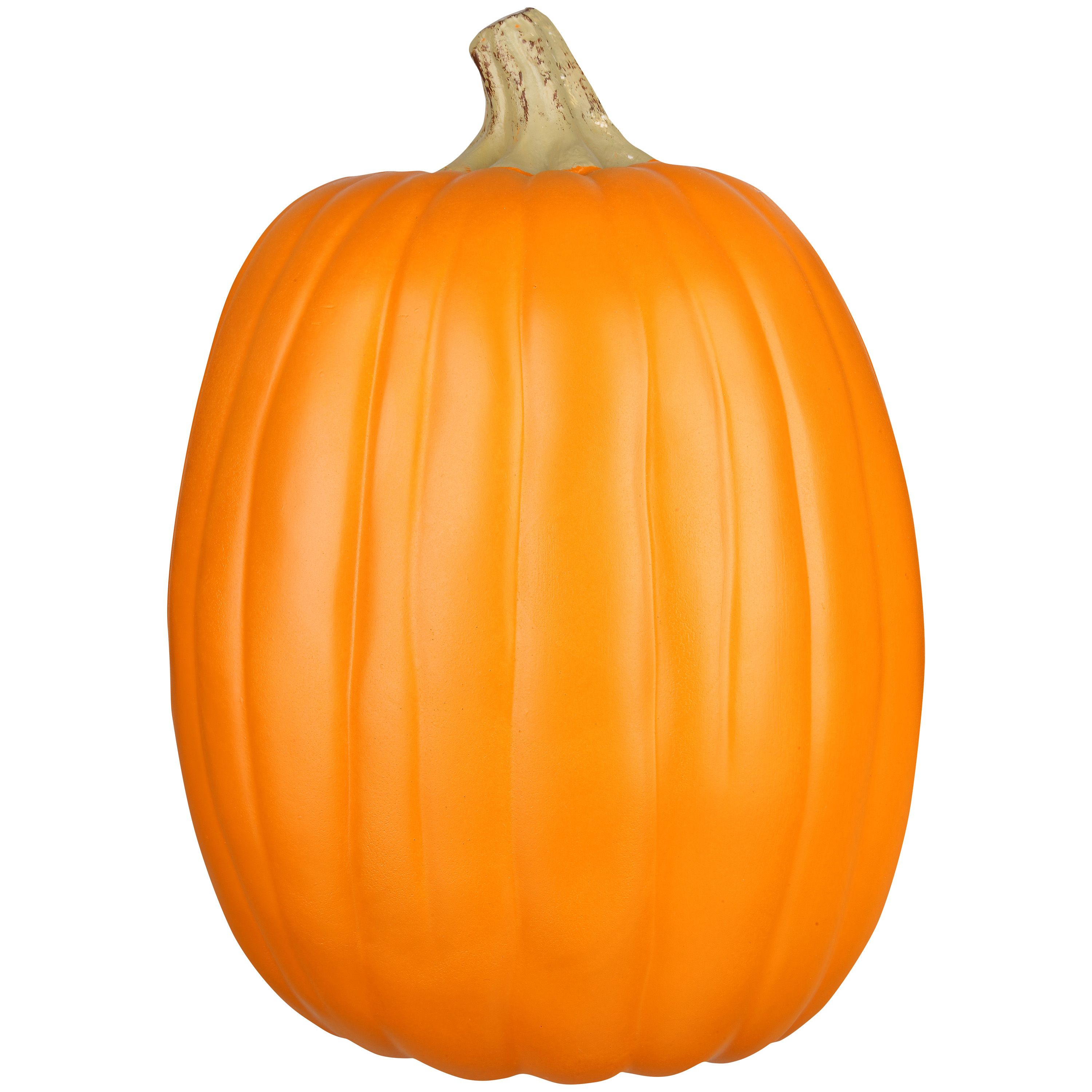 Halloween Orange Color Craft Pumpkin Decor, 13 in, by Way To Celebrate | Walmart (US)