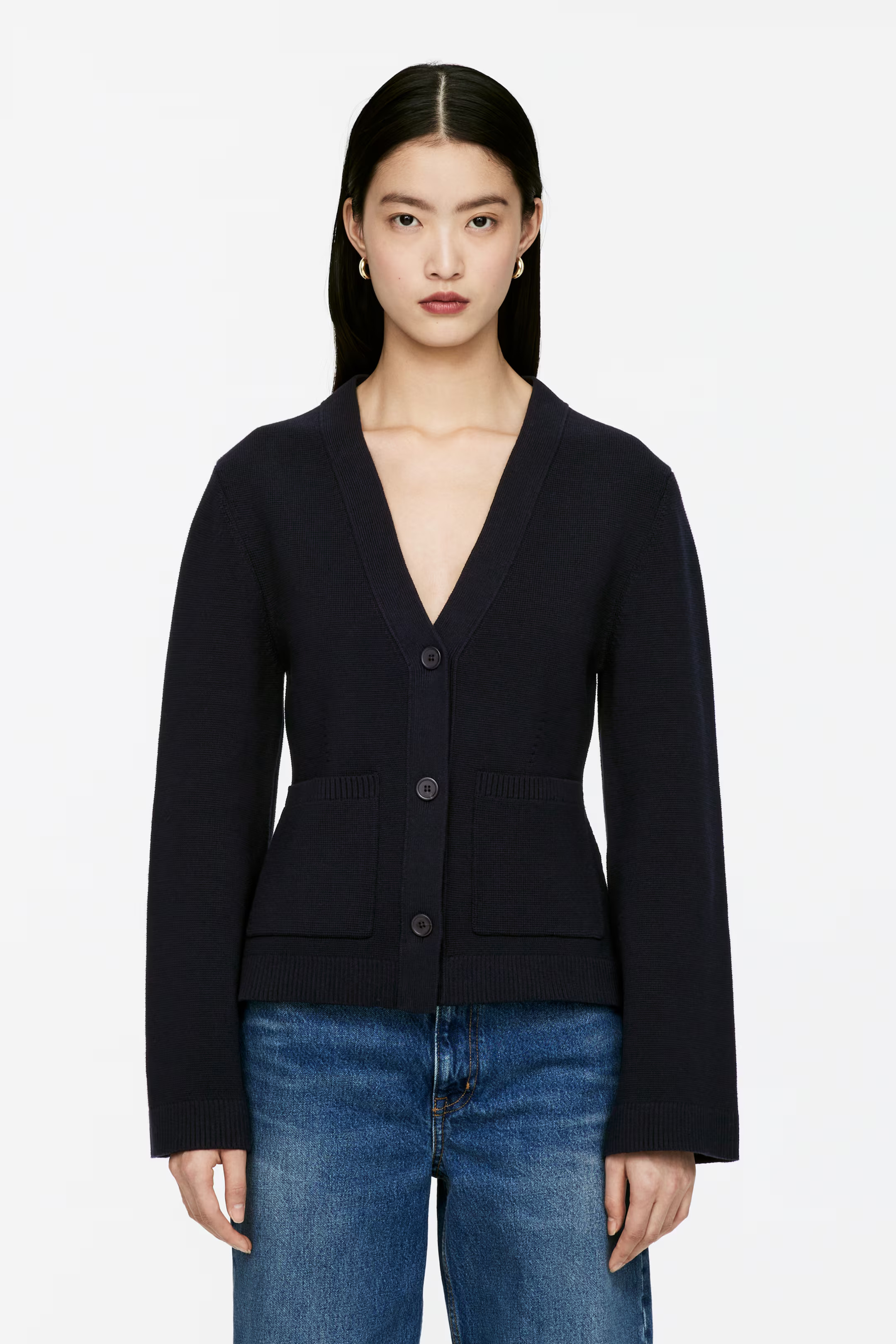 Strickjacke aus Baumwolle | H&M (DE, AT, CH, NL, FI)