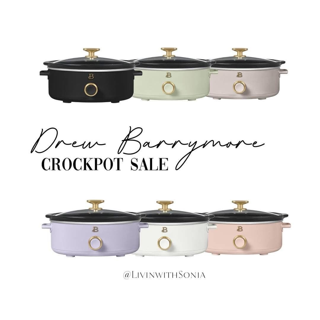 If you know me, you already know I’m obsessed with my Drew Barrymore crockpot…
Well guess what? It’s on MEGA SALE right now for only $19 🤯
Every. Single. Color. 
go snag one before they’re gone!

#drewbarrymore #crockpot #WalmartFinds #walmartdeals #kitchenmusthaves

#LTKfoodie #LTKCyberWeek #LTKGiftGuide