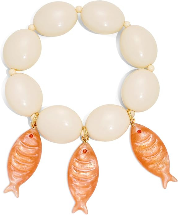 Beach Fish Charm Bracelets for Women - Boho Ocean Fish Bracelets, Beach Jewelry Summer Beachy Jew... | Amazon (US)