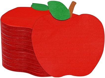 Whaline 100 Pack Back to School Napkins Red Apple Disposable Paper Napkins 3-Ply School Season Ap... | Amazon (US)