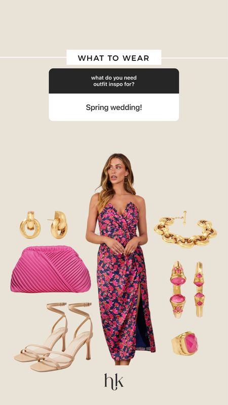 Spring wedding guest outfit idea

#LTKwedding #LTKSeasonal #LTKsalealert