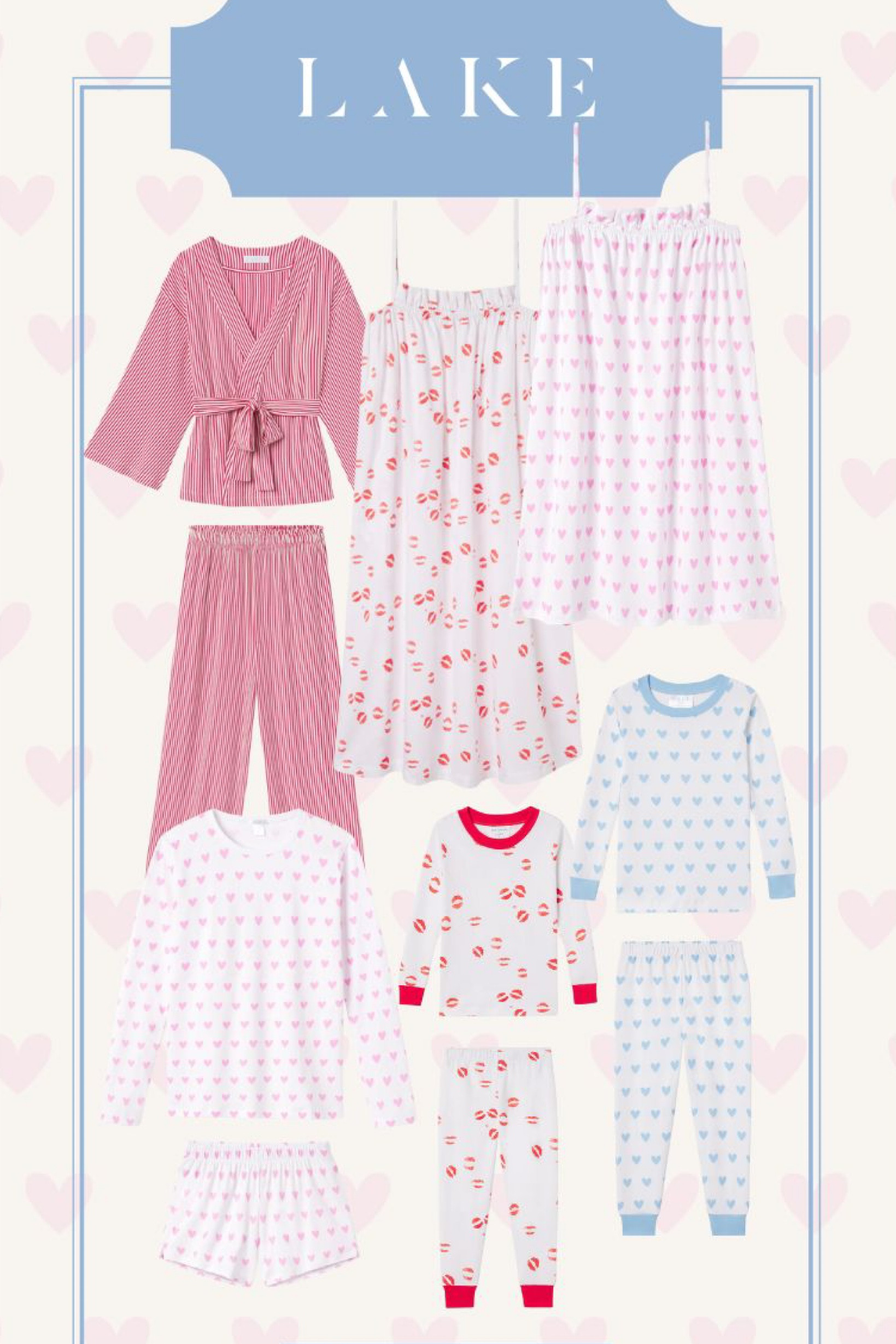 Lake pajamas, Valentine’s Day gift, Pima cotton, PJs 

#LTKunder100