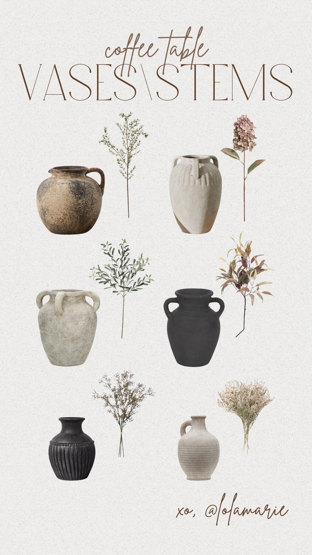 Coffee table styling | stems & vases🕯️🤎 

#home #coffeetable #homedecor #vase #stems
 

#LTKHome